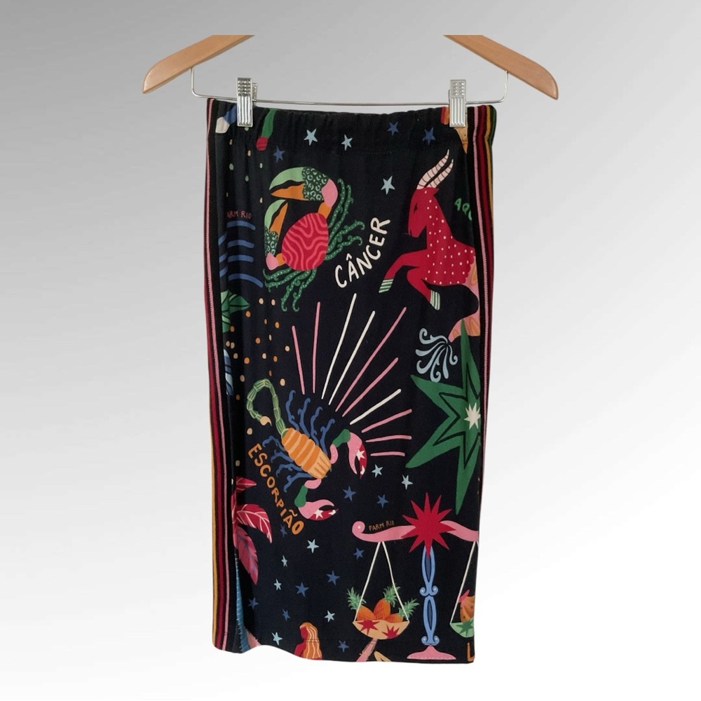 FARM RIO HOROSCOPE PENCIL SKIRT SMALL